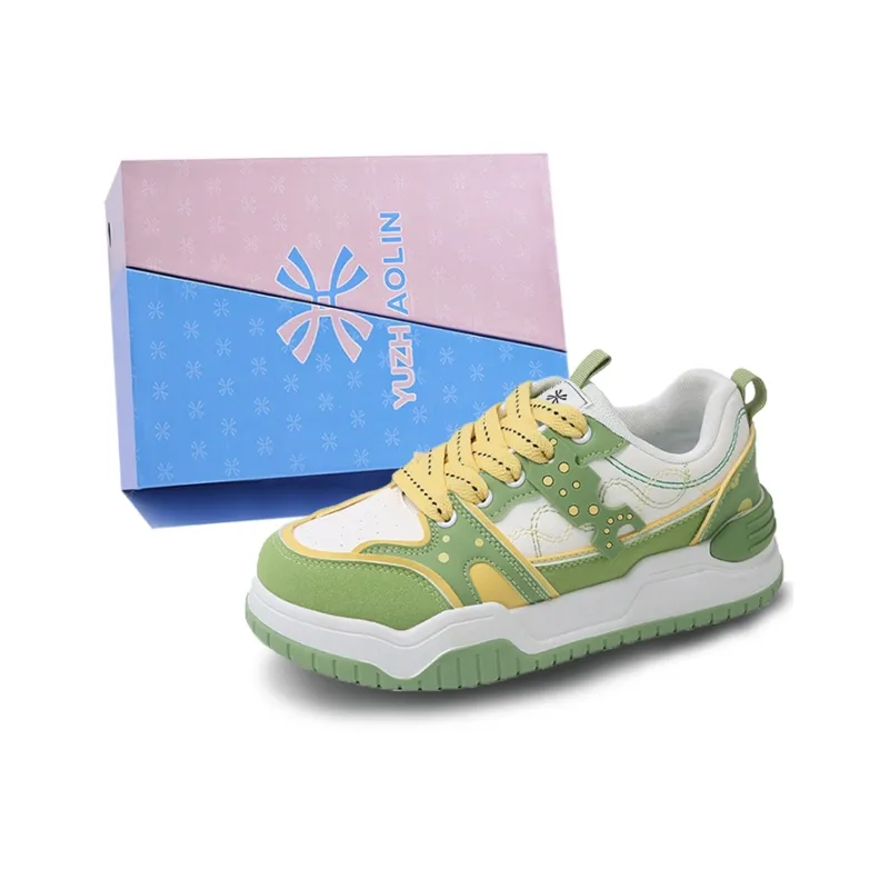 YUZHAOLIN Anti Slip And Wear Resistant Height Increasing Low Top Skateboard Shoes Women's-17