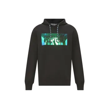 VERSACE JEANS COUTURE Logo print Drawstring Hoodie