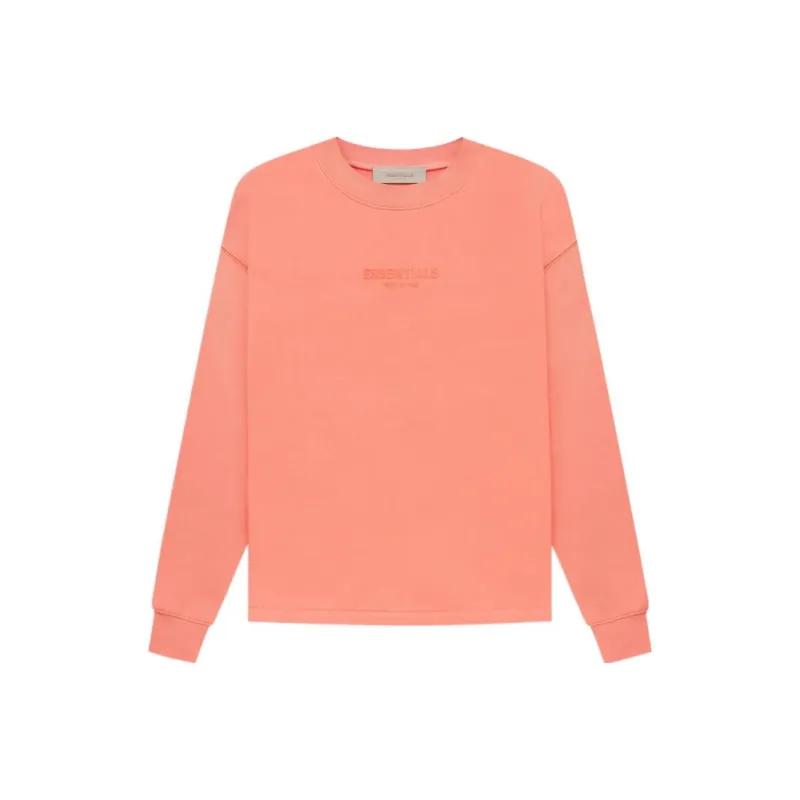 Fear Of God Essentials Sweatshirt Unisex Coral Red-0