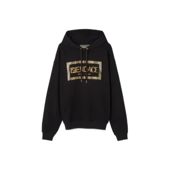 VERSACE Fendace Logo Mens Hoodie