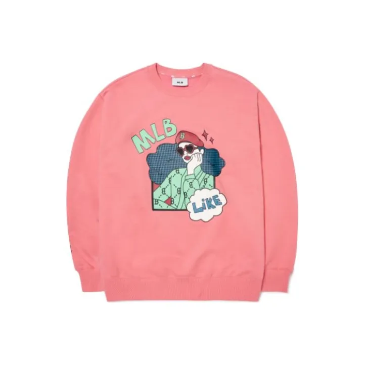 MLB Sweatshirts Unisex Coral-0