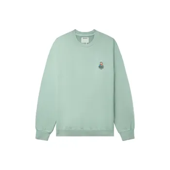 MUSIUM DIV Logo embroidered Cotton Sweatshirt