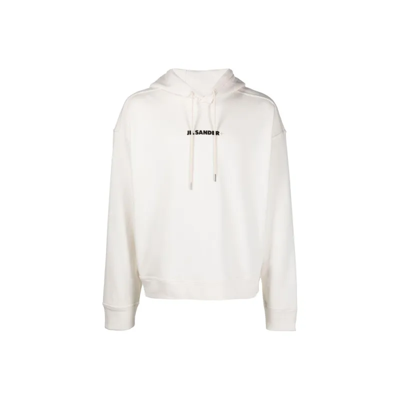 JIL SANDER + Logo Printed Hoodie-0
