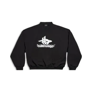 Balenciaga FW23 Sweatshirt Loose Fit Style Men's Black