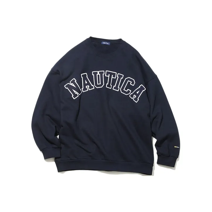 Nautica White Sail Sweatshirt Unisex-7