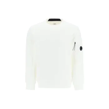 C.P.Company Diagonal Raised Fleece Crewneck Lens Sweatshirt