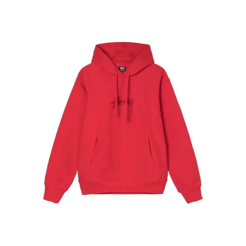 Stussy Stock Logo Applique Hoodie-2