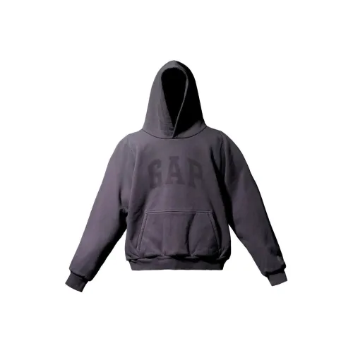 Gap X Balenciaga YEEZY X Gap X Balenciaga Tripartite Collaboration Hoodie Unisex Black Washed
