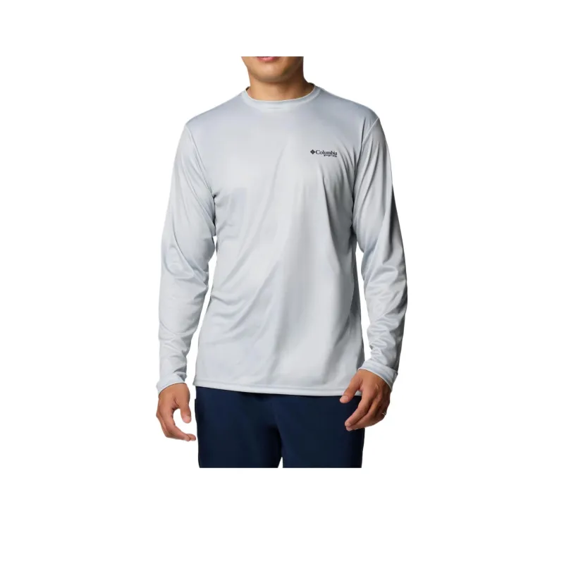 Columbia PFG Terminal Tackle Line Time T-Shirt Men's Gray-0