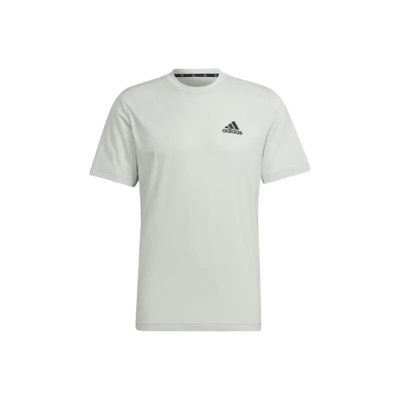 Adidas AEROREADY Designed To Move Feelready T-Shirt Men's Linen Green-0