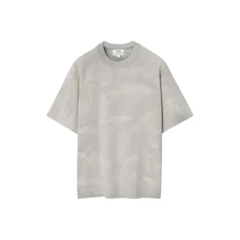 COS T Shirts Men Gray