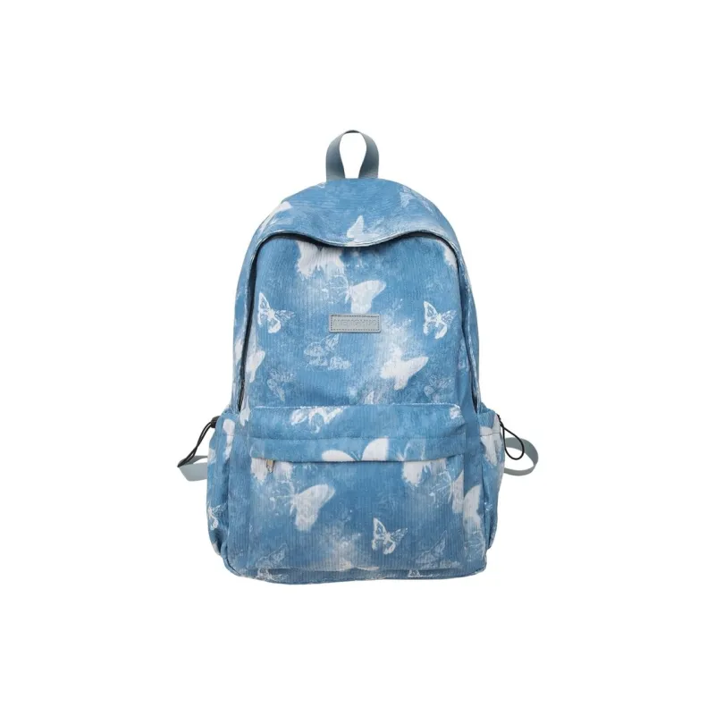 KAMLUI Corduroy Backpack Regular Unisex Gray/Red/Purple/Khaki/Blue-28