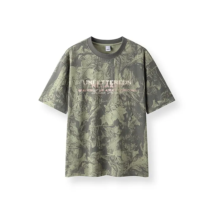 SEM/R Short Sleeved T Shirts Men's Green Tone 00344-0