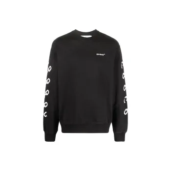 OFF WHITE Chain Arr Slim Crewneck