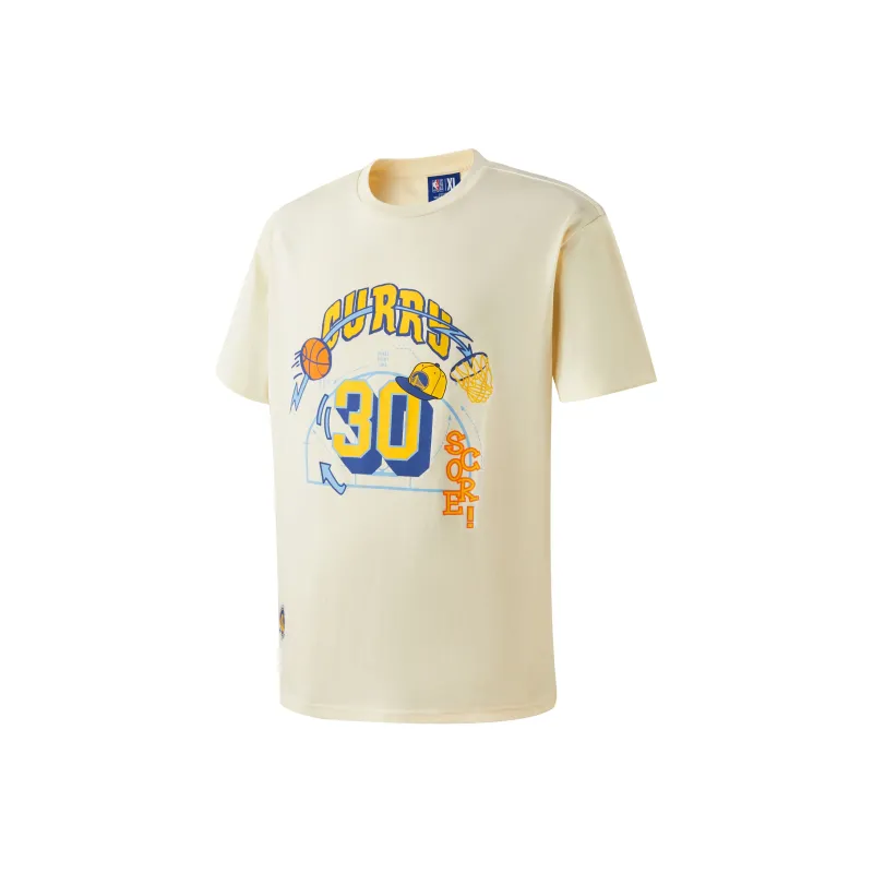 NBA Curry T Shirts Unisex Ecru-0