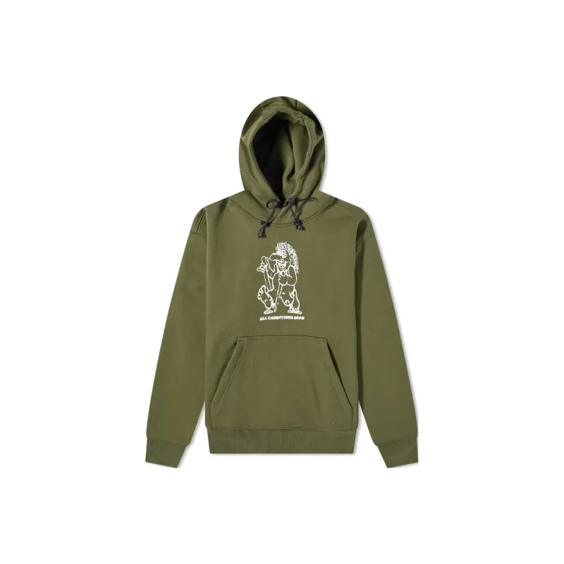 Nike Sweatshirts Men Olive Green-0
