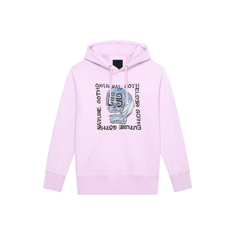 Givenchy Slim Fit Embroidery And Print Hoodie-0