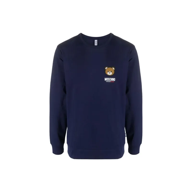 MOSCHINO Sweatshirts Men Blue-0