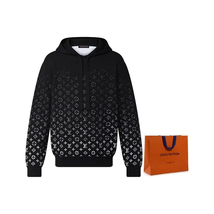 LOUIS VUITTON 1ABIYZ Monogram Gradient Hoodie-4