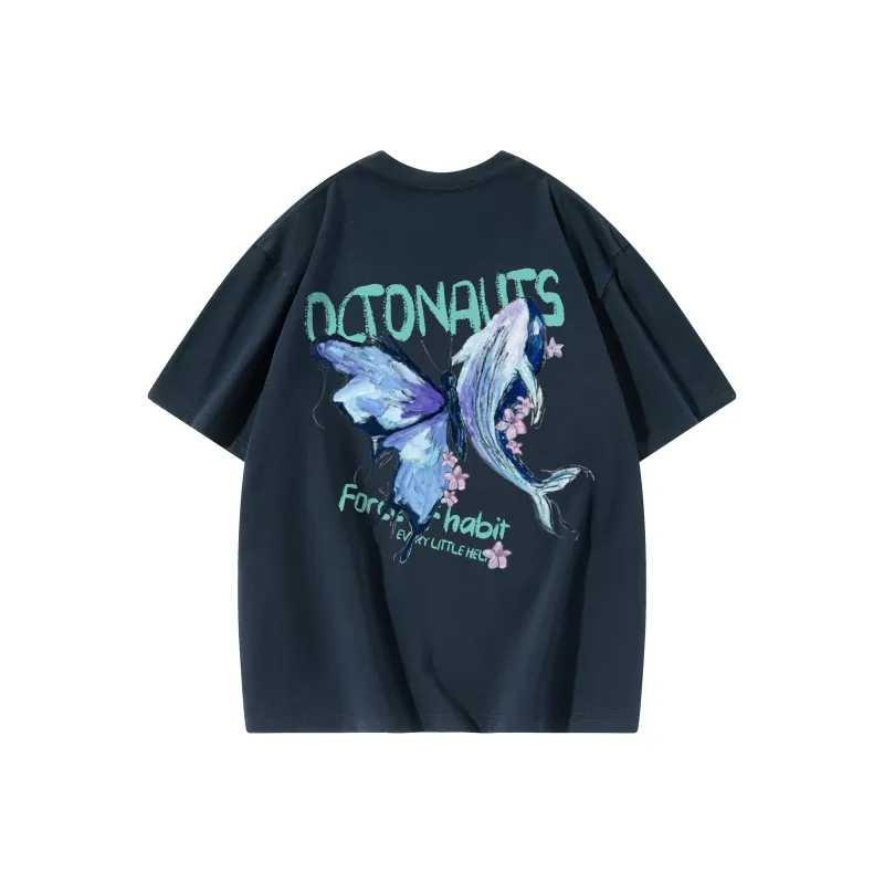 Small Columns Under The Sea T Shirt Unisex White-24