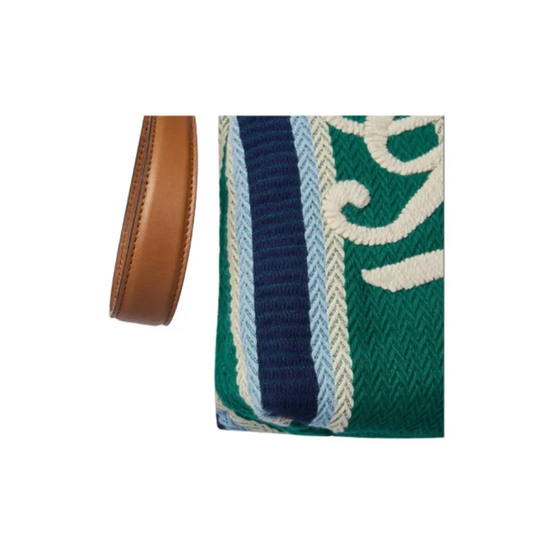 GUCCI Canvas Clutch Tubas Men's Green-5