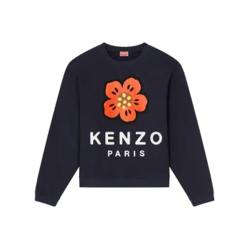 KENZO X Nigo Boke Flower Crewneck Sweatshirt Midnight Blue