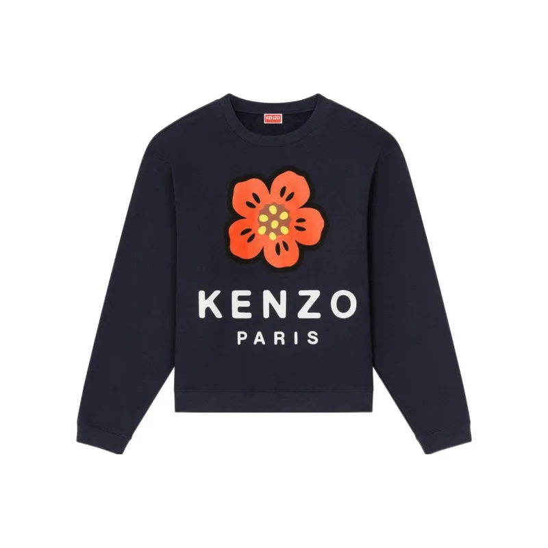 KENZO X Nigo Boke Flower Crewneck Sweatshirt Midnight Blue-0