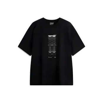LiNing x NINEPOINTNINE Sports Life Collection T Shirt Unisex Black
