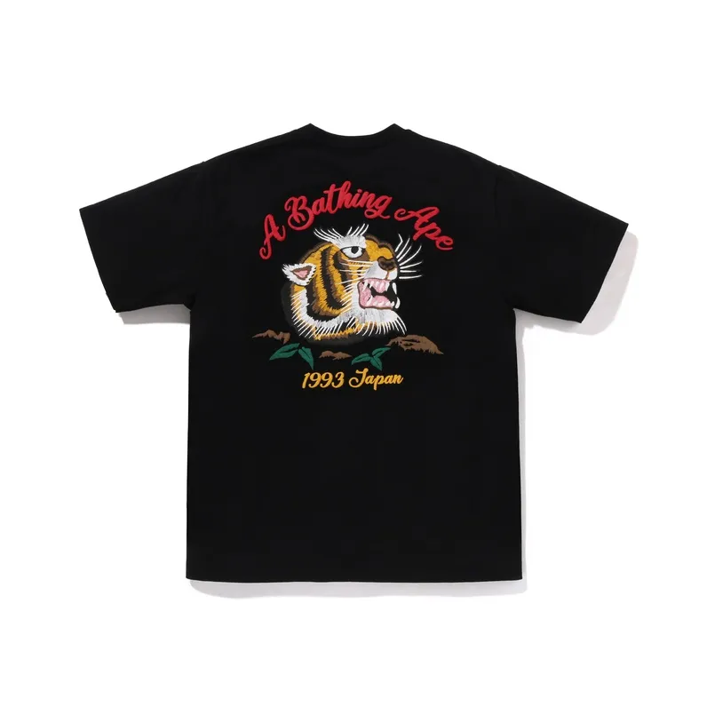 Bape Embroidery Style Souvenir Logo Tee-0