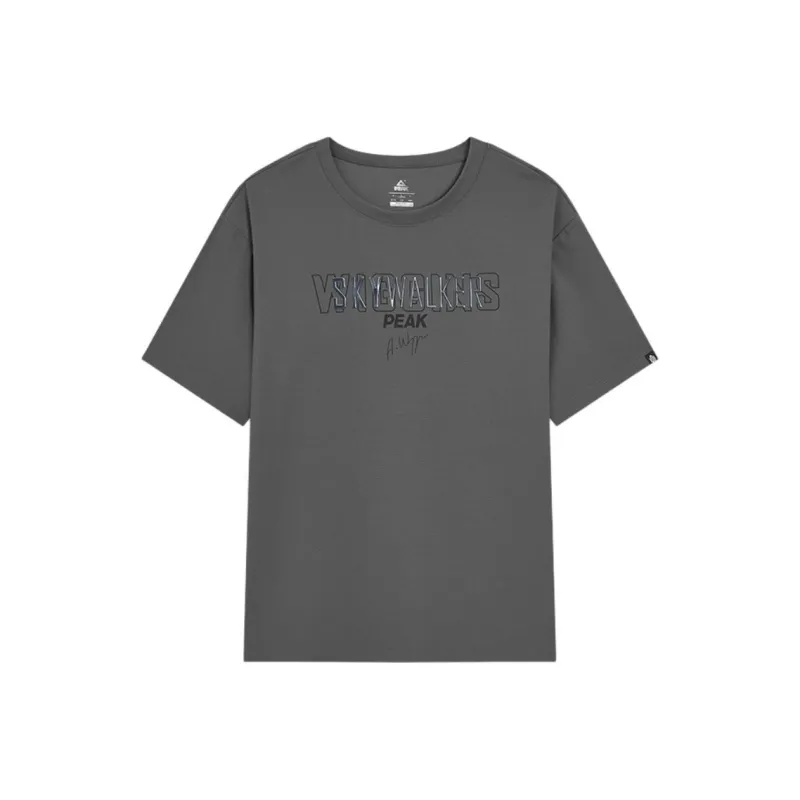 PEAK T Shirts Men Magnet Gray-0