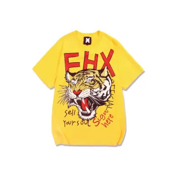 ED HARDY X T Shirt Unisex Yellow