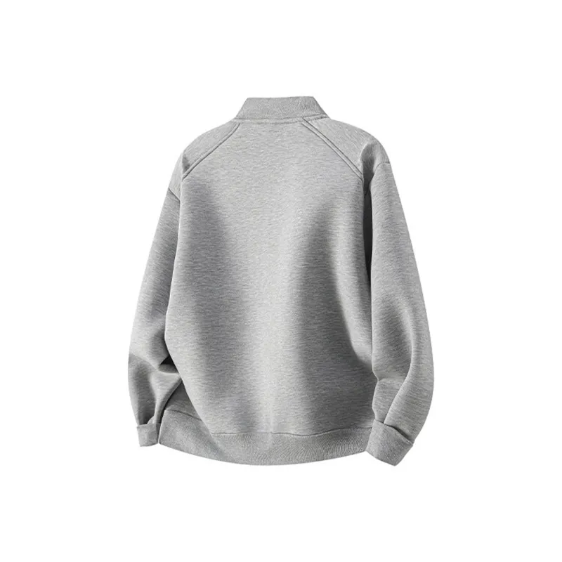 NOAHGIGI Baseball Jacket Unisex Gray-1