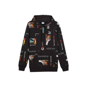 PUMA Hoodie Classics Brand Love Homme Sweatshirt Men's Black