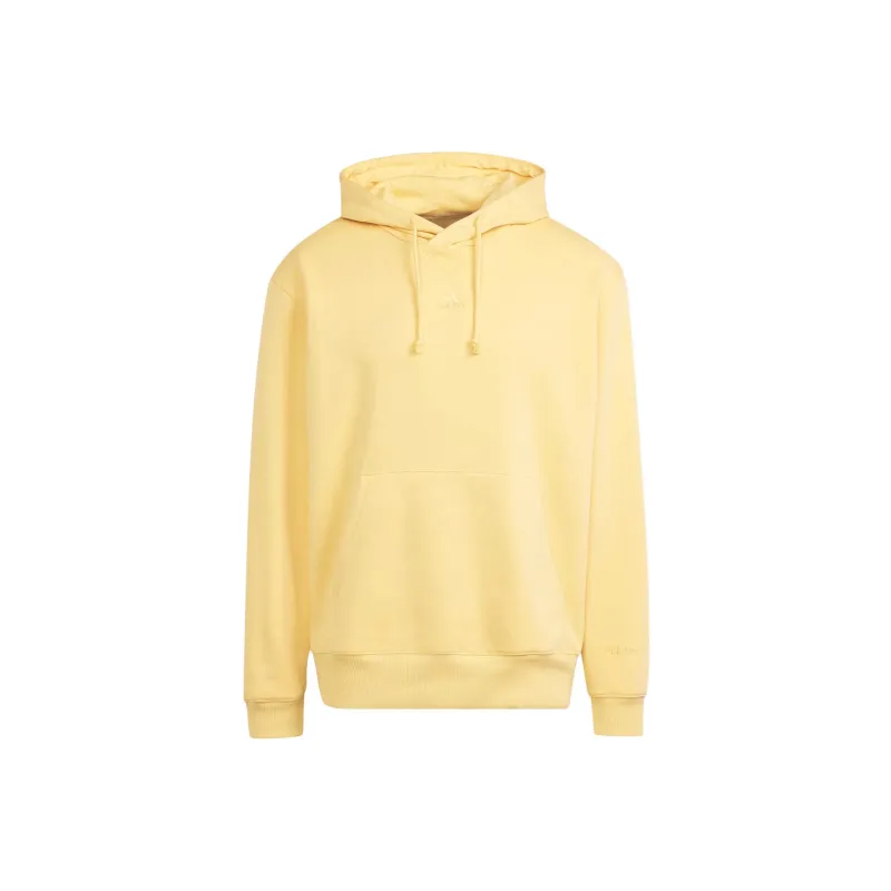 Adidas All Szn Fleece Hoodie Sweatshirt Men's Yellow-0