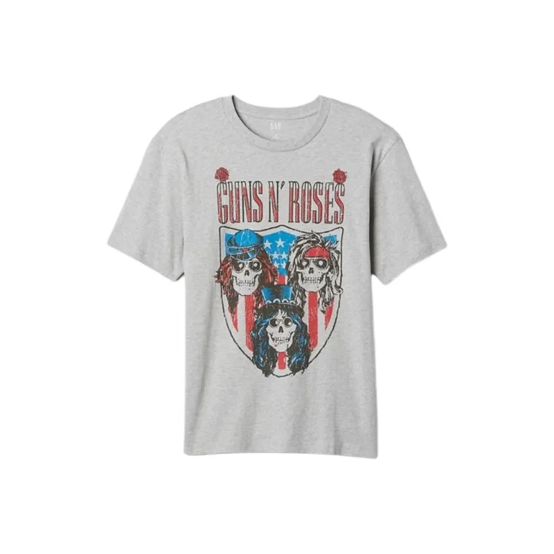 GAP Legendary Artist Series T-Shirt Men's Light Heather Gray-0
