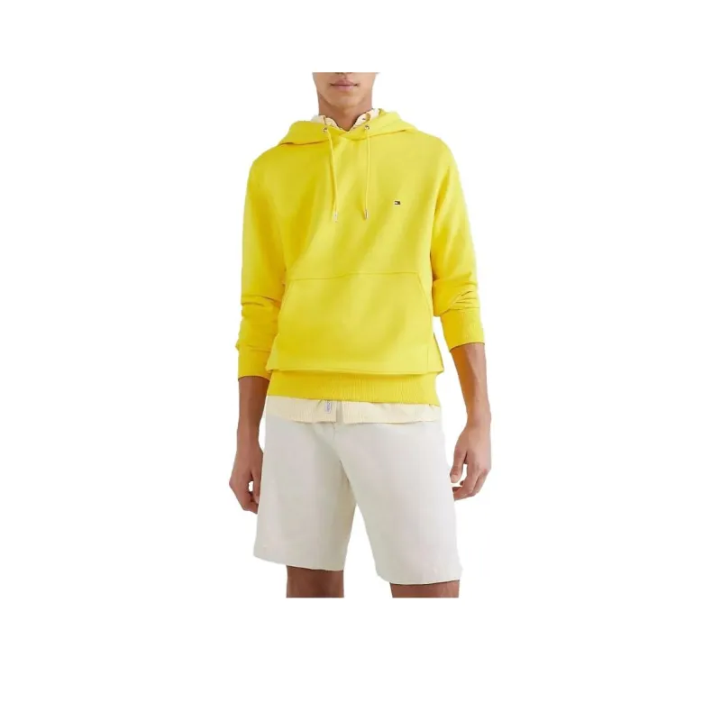Tommy Hilfiger FW23 Flag Logo Hoodie Hoodies Sweatshirt Men's Yellow-0