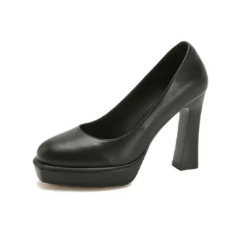 Than Than Me Chunky Heel High Heels Women's
