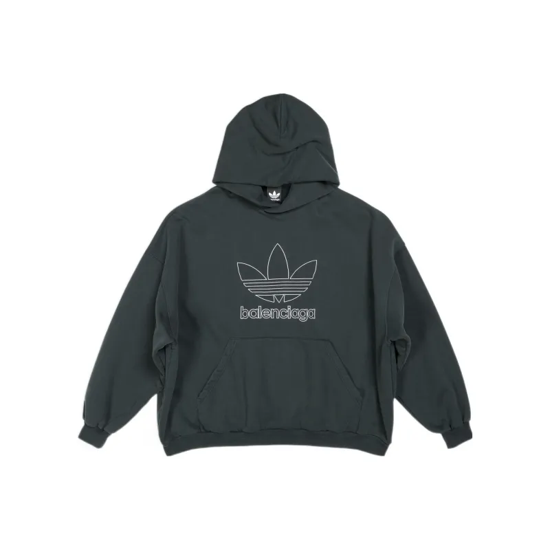 Balenciaga X Adidas Unisex Hoodie Large Fit-0
