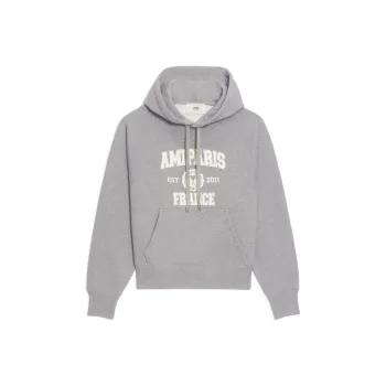 AMIPARIS Logo-print Organic Cotton Hoodie