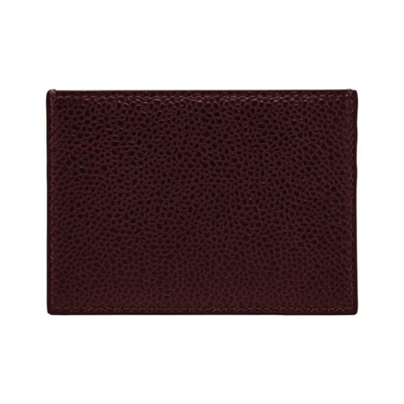 THOM BROWNE 4 Bar Striped Card Holder-2