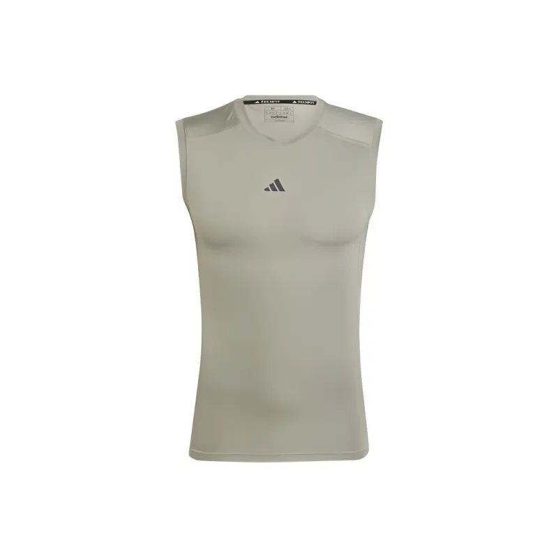 Adidas Free Shipping With AdiClub Techfit Compression Training Sleeveless Tee-0