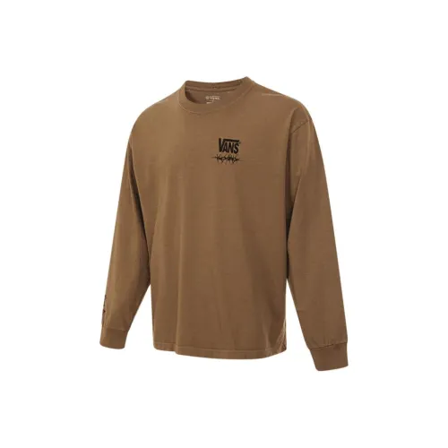 Vans MTE Goshawk LS Tee T Shirt Men's Brown