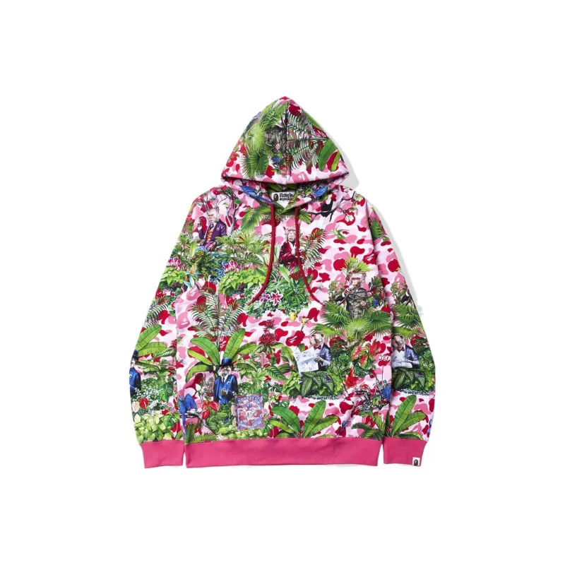 Bape X Monkey 47 Pullover Hoodie-2