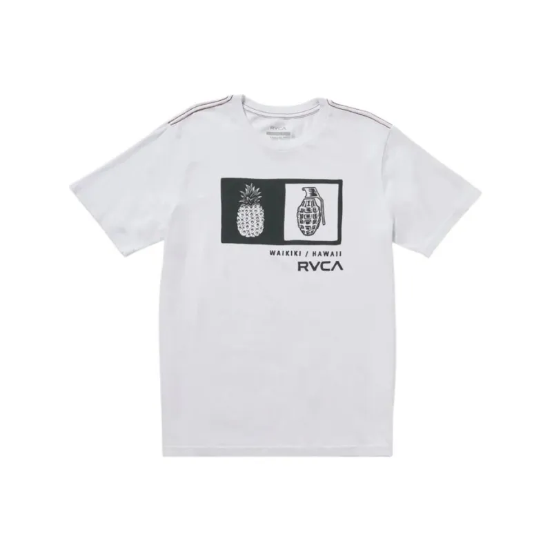 RVCA T-Shirts Men White-0
