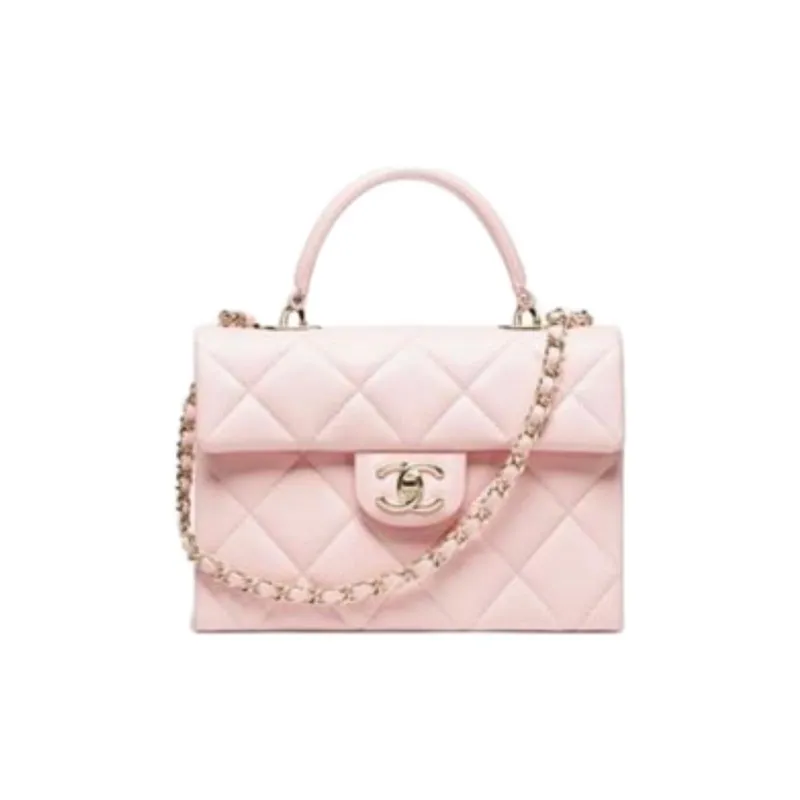 CHANEL Chain Crossbody Bag, Shoulder Bag, Handbag Women's Pink-1