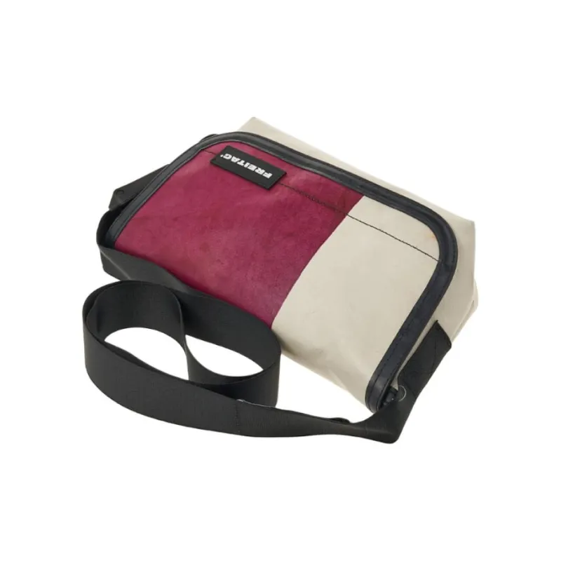 FREITAG Polyester Crossbody Bag Women's Red With Ivory-4