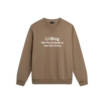 LiNing Sports Fashion Collection Sweatshirt Unisex Caramel Brown
