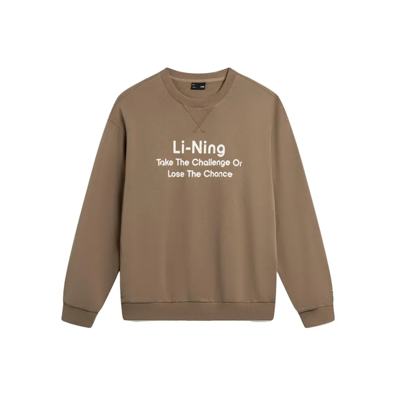 LiNing Sports Fashion Collection Sweatshirt Unisex Caramel Brown-0