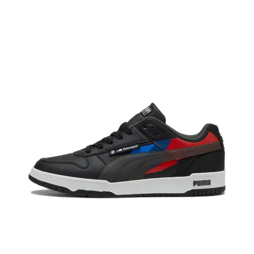 BMW M Motorsport x PUMA RBD Game Anti Slip Wear Resistant Low Top Skateboard Shoes Men's Black