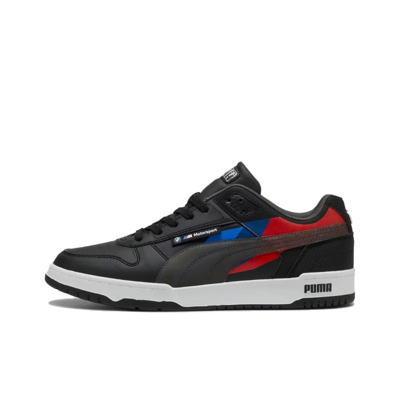 BMW M Motorsport x PUMA RBD Game Anti Slip Wear Resistant Low Top Skateboard Shoes Men's Black-0